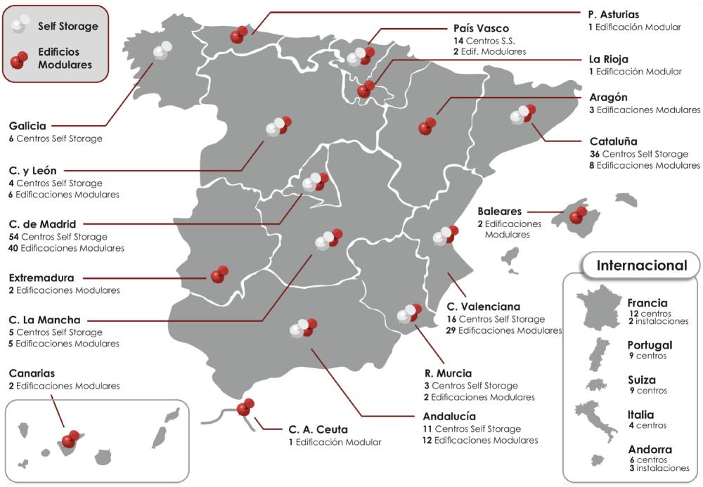 Mapa proyectos Modulnor
